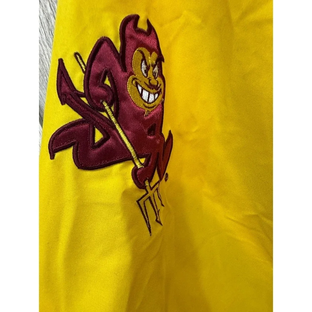 58 Sports Arizona State Sun Devils Windshirt Pullover Mens XXL Maroon Gold NCAA